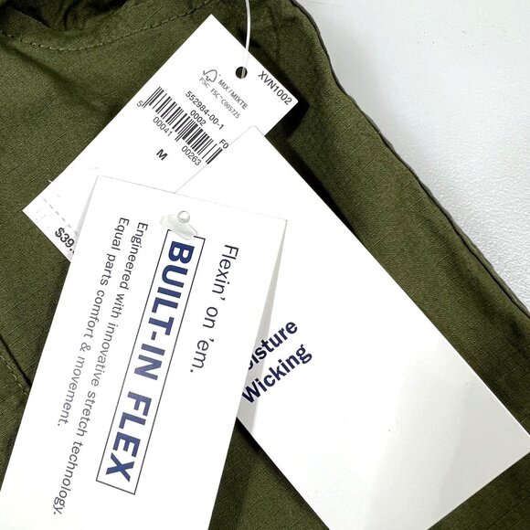 Old Navy Built-In-Flex Moisture Wicking Shirt Men’s Large Green - Picture 11 of 14